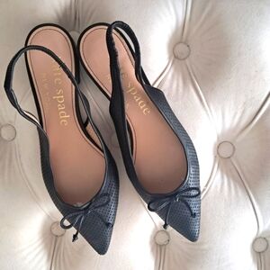 Kate Spade Veronica Black Slingback Women's Shoes